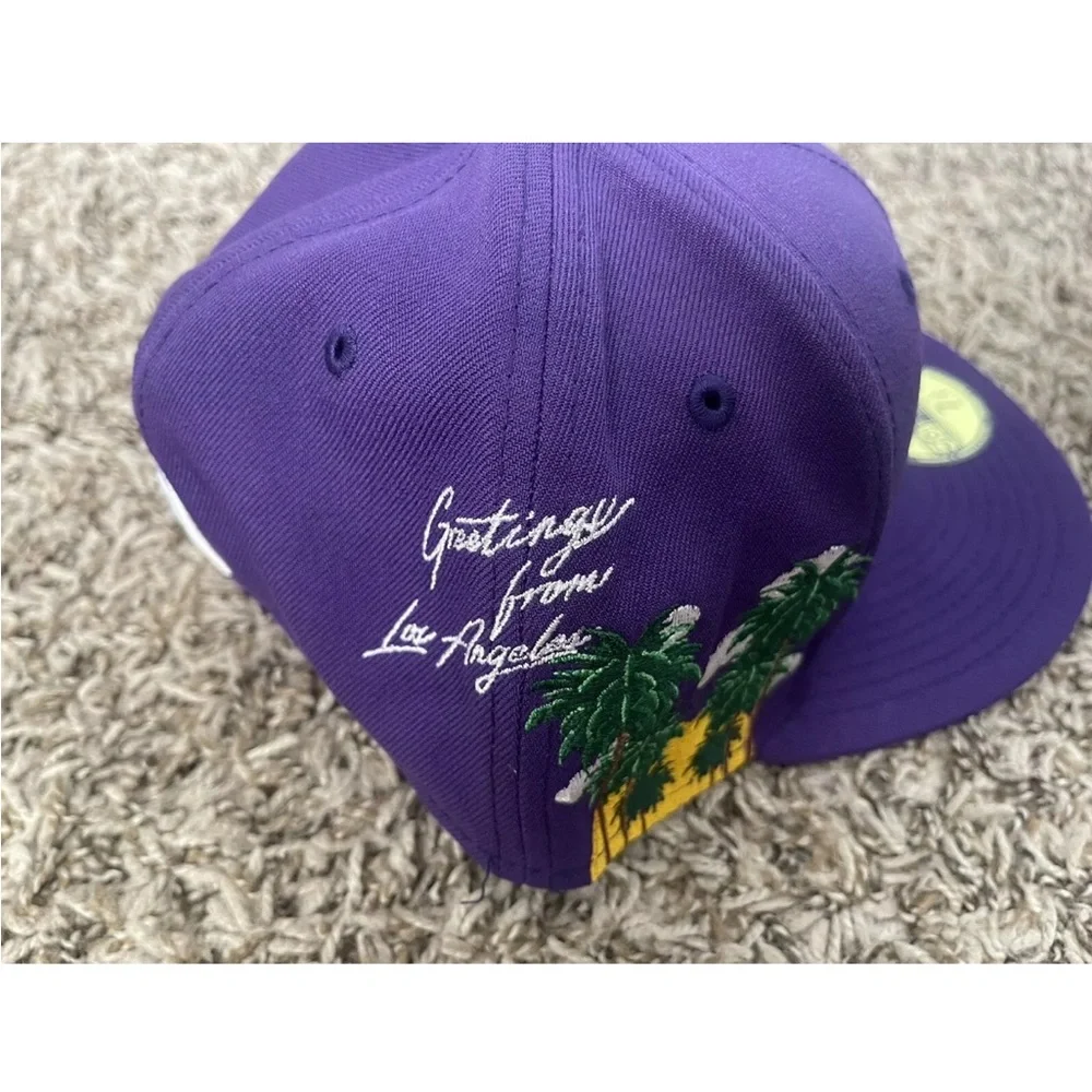 Los Angeles Lakers Purple Cap - Picture 2 of 3